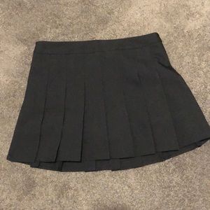 Black Pleated Skirt